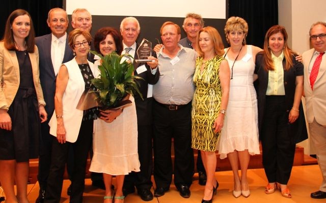 Jewish communal leaders with their Greek counterparts were joined by state parliamentarians at the event. Jewish communal leaders with their Greek counterparts were joined by state parliamentarians at the event.