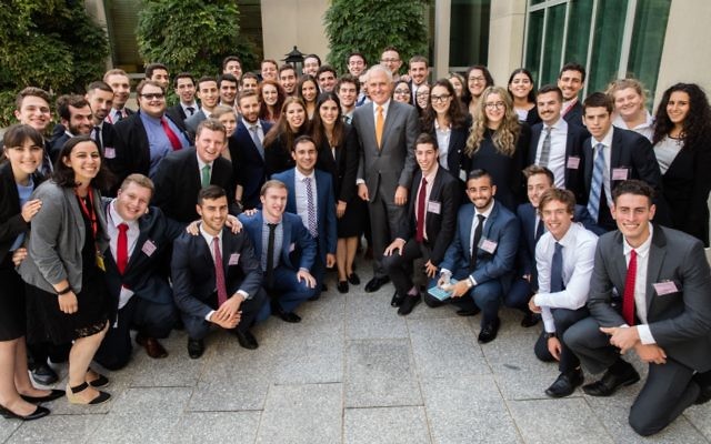 Malcolm Turnbull with Jewish students at Parliament House during AUJS Political Training Seminar (PTS) last week. Photo: Andrew Taylor Malcolm Turnbull with Jewish students at Parliament House during AUJS Political Training Seminar (PTS) last week. Photo: Andrew Taylor