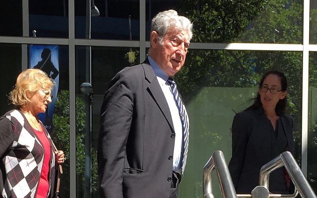Alex Lewenberg leaving the VCAT earlier this month. Photo: Peter Kohn