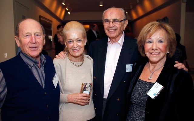 Sam Moss (second from right) passed away last week at the age of 90. Sam Moss (second from right) passed away last week at the age of 90.