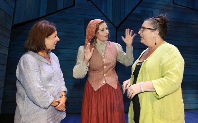 Yentes on the set of Fiddler on the Roof (from left) Suzanne Sheldon, Nicki Wendt and Michelle Lewis. Photo: Noel Kessel. Yentes on the set of Fiddler on the Roof (from left) Suzanne Sheldon, Nicki Wendt and Michelle Lewis. Photo: Noel Kessel.