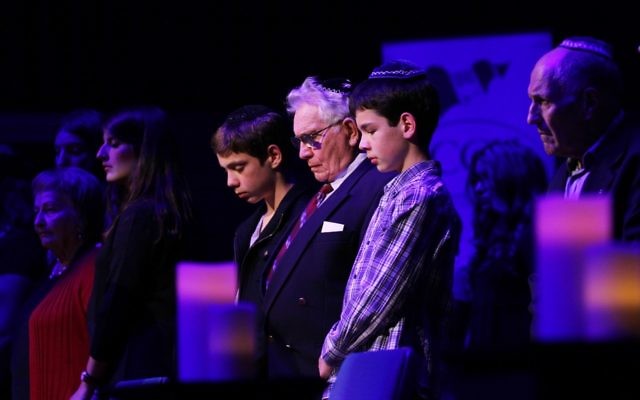 Last year’s Yom Hashoah event. Photo: Peter Haskin Last year’s Yom Hashoah event. Photo: Peter Haskin