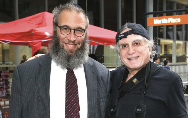 Henry Benjamin, right, with his close friend Rabbi Mendel Kastel. Henry Benjamin, right, with his close friend Rabbi Mendel Kastel.