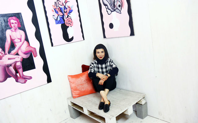 Artist Yvette Coppersmith in her Melbourne studio. Photo: Peter Haskin Artist Yvette Coppersmith in her Melbourne studio. Photo: Peter Haskin