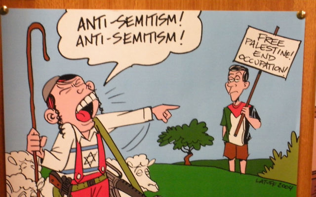 One of the cartoons reportedly seen on the office door of University of New England lecturer Professor Thomas Fudge.