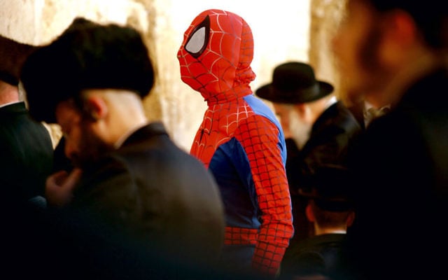 David Kassman’s Spiderman at the Wailing Wall. David Kassman’s Spiderman at the Wailing Wall.