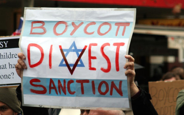 A BDS demonstration in Australia. A BDS demonstration in Australia.