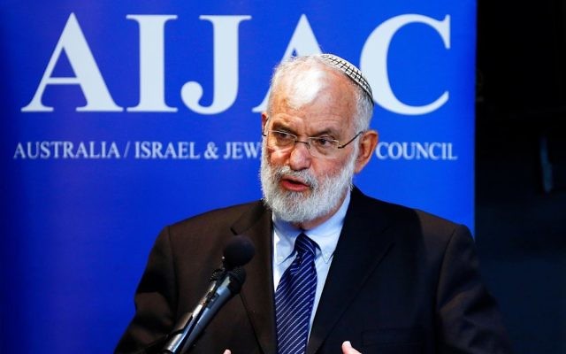 Maj-Gen (res) Yaakov Amidror in Melbourne last week. Photo: Peter Haskin Maj-Gen (res) Yaakov Amidror in Melbourne last week. Photo: Peter Haskin