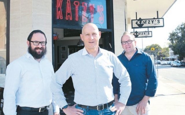 From left: Sreuvi Lazarus, Alan Greenstein and Avron Rayman. From left: Sreuvi Lazarus, Alan Greenstein and Avron Rayman.