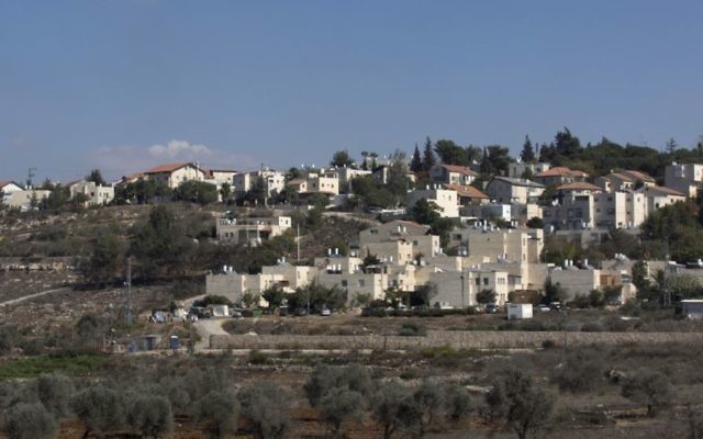 The West Bank settlement of Beit El. Photo: AP Photo/Nasser Nasser The West Bank settlement of Beit El. Photo: AP Photo/Nasser Nasser
