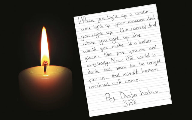 The inspirational letter Thalia Hakin wrote in 2015. The inspirational letter Thalia Hakin wrote in 2015.