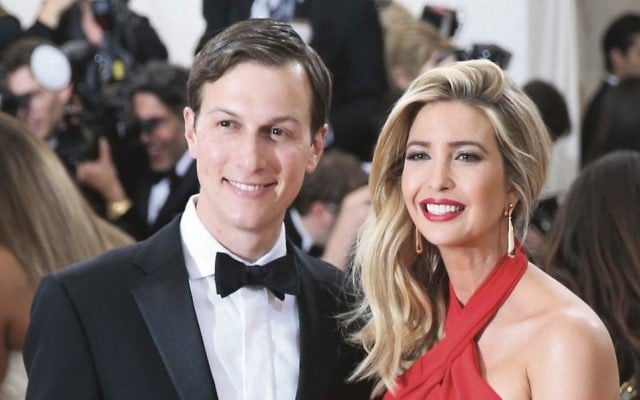 Jared Kushner and Ivanka Trump for the 2016 Costume Institute Benefit at The Metropolitan Museum of Art in New York. Photo: EPA/Justin Lane. Jared Kushner and Ivanka Trump for the 2016 Costume Institute Benefit at The Metropolitan Museum of Art in New York. Photo: EPA/Justin Lane.