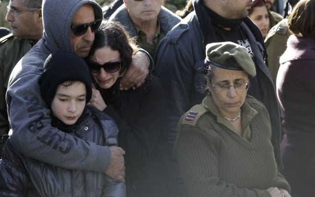 Mourners at the funeral of Israeli soldier Shir Hajaj, 22. Photo: AP Photo/Tsafrir Abayov. Mourners at the funeral of Israeli soldier Shir Hajaj, 22. Photo: AP Photo/Tsafrir Abayov.