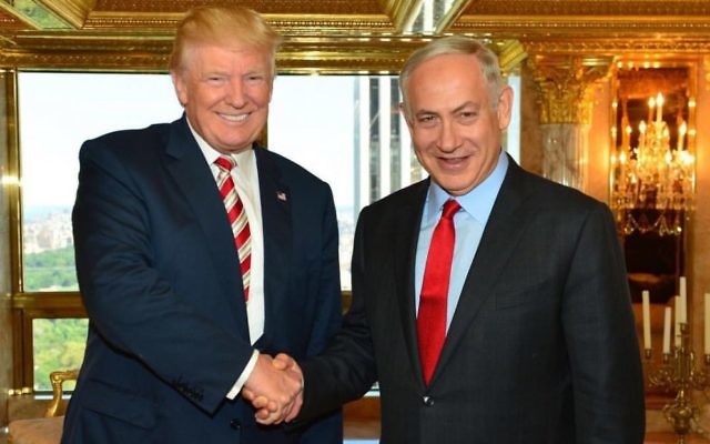 Donald Trump with Benjamin Netanyahu in New York.
Photo Kobi Gideon/GPO Donald Trump with Benjamin Netanyahu in New York.
Photo Kobi Gideon/GPO