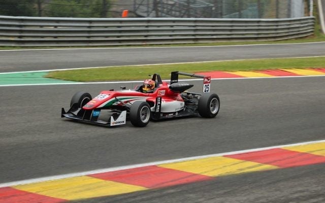 Lance Stroll at Spa in 2015, European Formula 3 Championship.