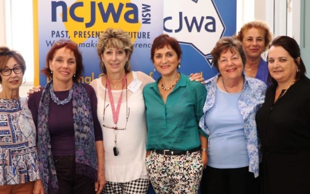From left: Victoria Nadel, Professor Tsvia Walden, Miri Orden, Rebecca Dreyfus, Barbara Ford, Sharon Davis and Sandy Hollis. From left: Victoria Nadel, Professor Tsvia Walden, Miri Orden, Rebecca Dreyfus, Barbara Ford, Sharon Davis and Sandy Hollis.