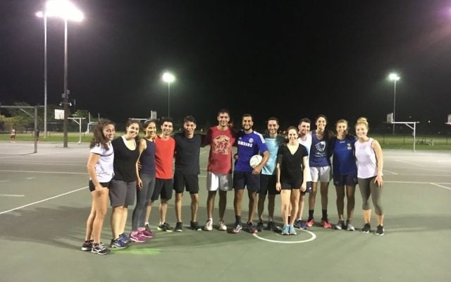 Keen players at the launch of the 2017 Maccabi NSW Social Mixed Netball competition on March 20. Keen players at the launch of the 2017 Maccabi NSW Social Mixed Netball competition on March 20.