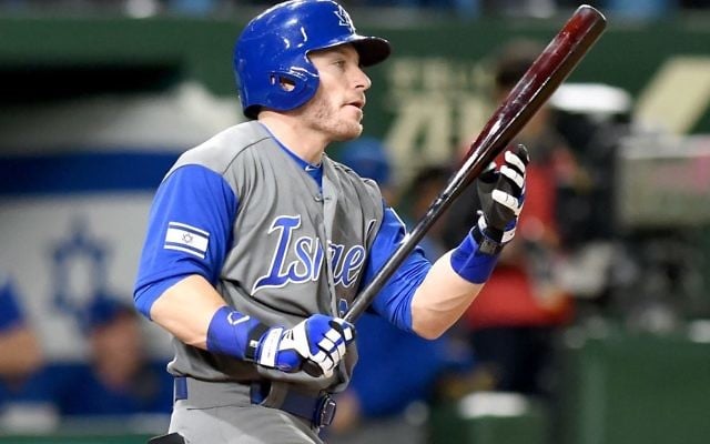 Israeli left fielder Blake Gailen. Photo:TORU YAMANAKA / AFP) Israeli left fielder Blake Gailen. Photo:TORU YAMANAKA / AFP)