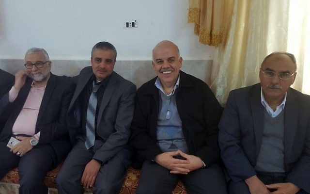 Ahmed Daqamseh (second from left), with friends and relatives after his release from prison. Photo: AP Photo/Omar Akour Ahmed Daqamseh (second from left), with friends and relatives after his release from prison. Photo: AP Photo/Omar Akour