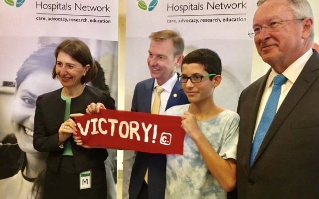 From left: NSW Premier Gladys Berejiklian, Coogee MP Bruce Notley-Smith, Gidon Goodman and NSW Health Minister Brad Hazzard. From left: NSW Premier Gladys Berejiklian, Coogee MP Bruce Notley-Smith, Gidon Goodman and NSW Health Minister Brad Hazzard.