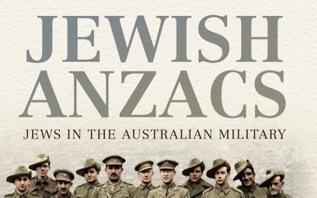 The cover of Jewish Anzacs, by author Mark Dapin.