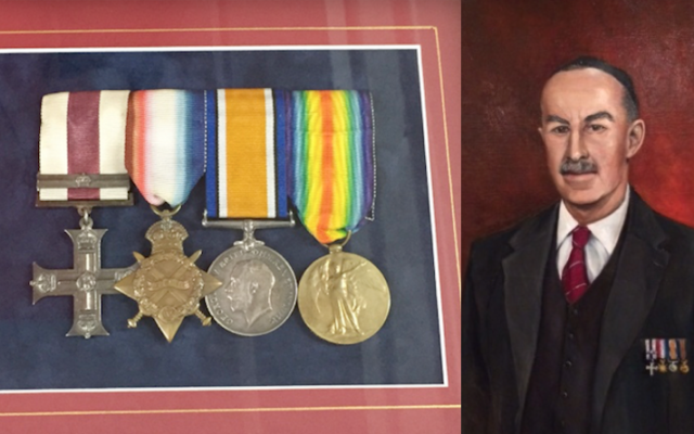 Abraham Rothfield and his WWI Military Cross and Bar. Abraham Rothfield and his WWI Military Cross and Bar.