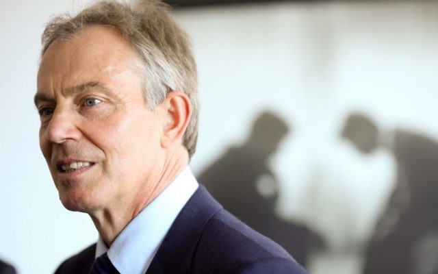 Tony Blair spoke at the conference. Tony Blair spoke at the conference.
