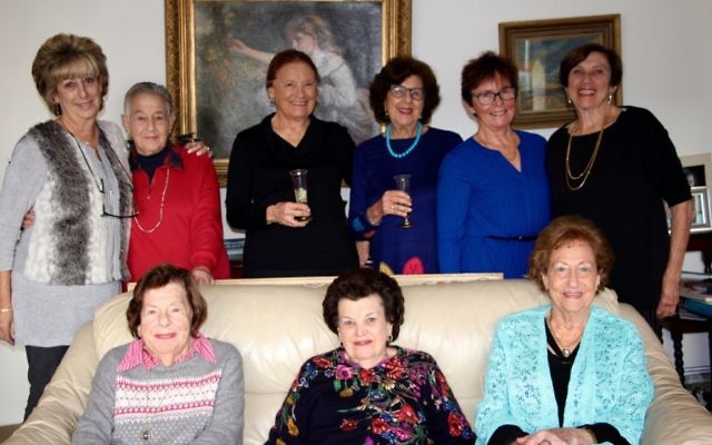 From left: Miri Orden, Marian Appel, Dorothy Jones, Bernice Bachmayer, Margaret McNiven, Natalie Gafen; (front row) Rhoda Abulafia, Elza Levin and Ethel Davis. From left: Miri Orden, Marian Appel, Dorothy Jones, Bernice Bachmayer, Margaret McNiven, Natalie Gafen; (front row) Rhoda Abulafia, Elza Levin and Ethel Davis.