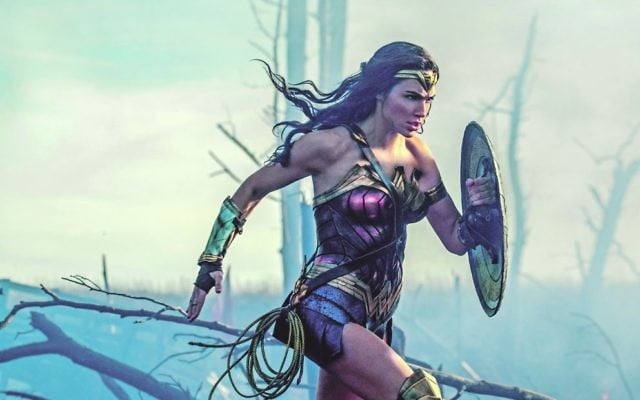 Gal Gadot as Diana in the action adventure movie Wonder Woman. Gal Gadot as Diana in the action adventure movie Wonder Woman.