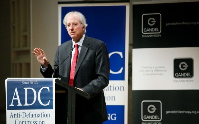 Dennis Ross speaking at the Gandel Oration. Dennis Ross speaking at the Gandel Oration.