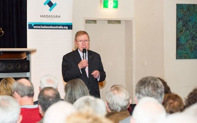Michael Kirby delivering the Hadassah Oration. Michael Kirby delivering the Hadassah Oration.