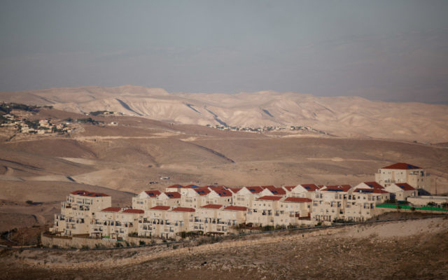 A view of a portion of the West Bank settlement of Maale Adumim. Photo: Uriel Sinai/Getty Images/JTA A view of a portion of the West Bank settlement of Maale Adumim. Photo: Uriel Sinai/Getty Images/JTA