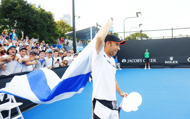 Israel's Dudi Sela, pictured at the 2017 Australian Open. Photo: Peter Haskin Israel's Dudi Sela, pictured at the 2017 Australian Open. Photo: Peter Haskin