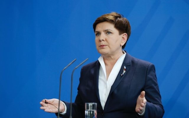 Poland's prime minister Beata Szydło. Poland's prime minister Beata Szydło.