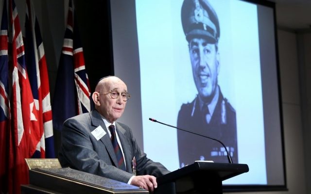 Harvey Baden pays tribute to the late Major-General Paul Cullen.
Photo: Noel Kessel Harvey Baden pays tribute to the late Major-General Paul Cullen.
Photo: Noel Kessel
