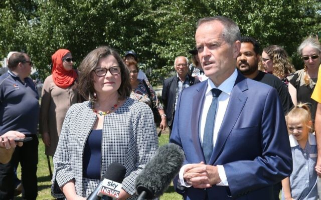 Labor leader Bill Shorten announces Ged Kearney as the party's candidate for Batman last Friday. Photo: AAP Image/David Crosling Labor leader Bill Shorten announces Ged Kearney as the party's candidate for Batman last Friday. Photo: AAP Image/David Crosling
