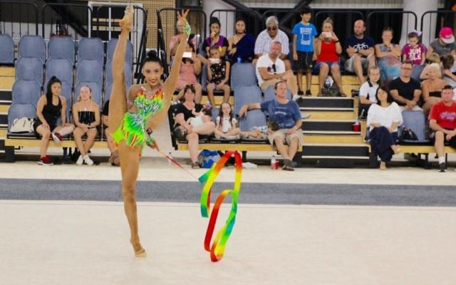 Rhythmic gymnast Alexandra Kiroi-Bogatyreva. Photo: Gymnastics Australia Rhythmic gymnast Alexandra Kiroi-Bogatyreva. Photo: Gymnastics Australia