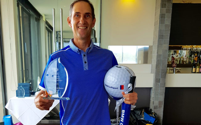 Perth's Ian Schwartz with the trophy. Perth's Ian Schwartz with the trophy.