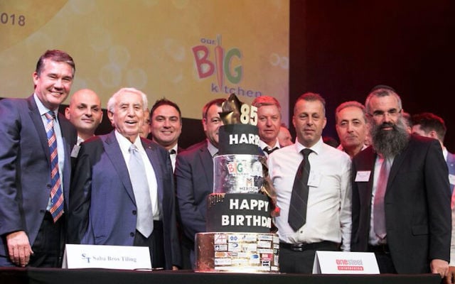 Harry Triguboff (front, second from left) honoured at Yeshiva's annual gala dinner at Sydney's ICC on February 27. Harry Triguboff (front, second from left) honoured at Yeshiva's annual gala dinner at Sydney's ICC on February 27.