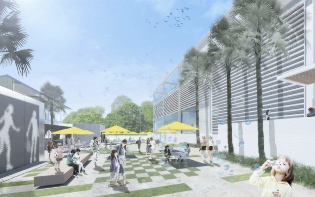 An artist's impression of part of the White City redevelopment. An artist's impression of part of the White City redevelopment.
