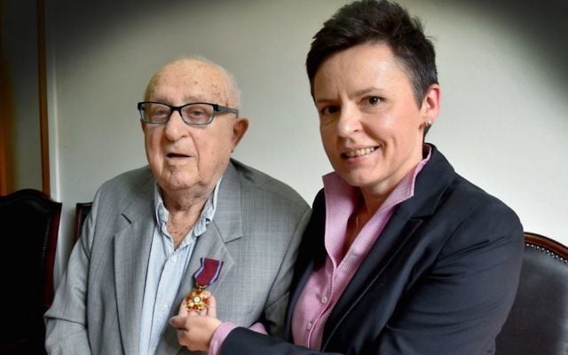 Communal stalwart Julius Nadel (left) has passed away aged 101. Communal stalwart Julius Nadel (left) has passed away aged 101.
