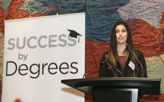 Shalom Gamarada scholarship recipient Tahlia Mckee. Photo: Nadine Saacks.