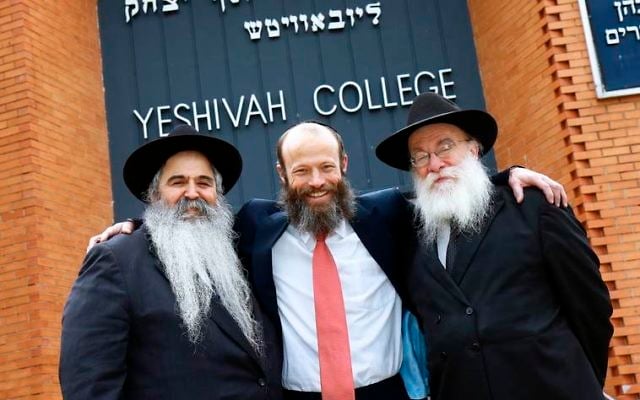 From left: Rabbi Chaim Tzvi Groner, Menachem Vorchheimer, Rabbi Zvi Hirsch Telsner. Photo: Peter Haskin From left: Rabbi Chaim Tzvi Groner, Menachem Vorchheimer, Rabbi Zvi Hirsch Telsner. Photo: Peter Haskin