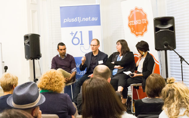 From left: Benson Igua Saulo, David Ritter,
Melissa Castan and Ruth Barson. From left: Benson Igua Saulo, David Ritter,
Melissa Castan and Ruth Barson.