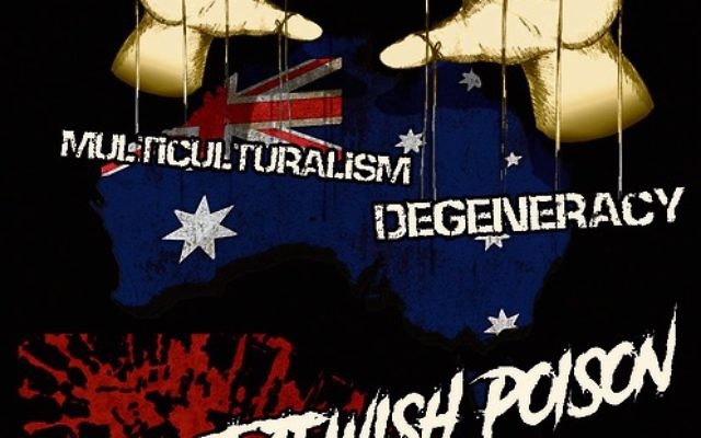 An Antipodean Resistance poster. An Antipodean Resistance poster.