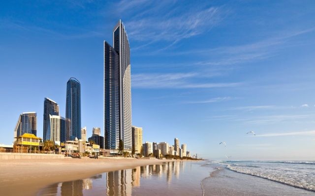 Surfers Paradise with Peppers Soul rising just metres away from the beach. Surfers Paradise with Peppers Soul rising just metres away from the beach.