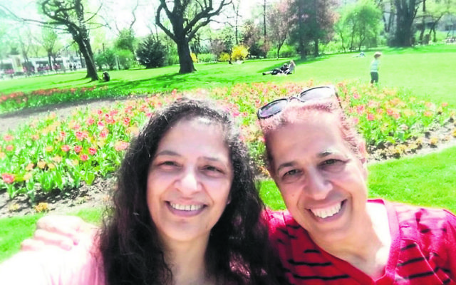 Dr Lily Pereg (left) and sister Pyrhia Sarusi. Photo: JTA Dr Lily Pereg (left) and sister Pyrhia Sarusi. Photo: JTA