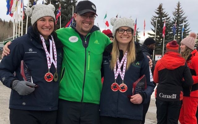 From left: Ashleigh Werner, coach Bryan Berghorn, and Aussie teammate Mikaela Sparre in Calgary. From left: Ashleigh Werner, coach Bryan Berghorn, and Aussie teammate Mikaela Sparre in Calgary.