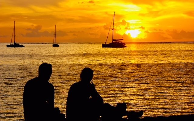 John Temple entered this sunset photo taken in Tahiti.
