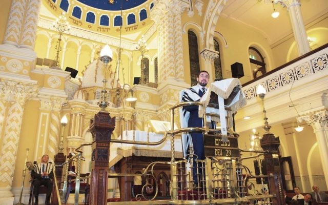 Rabbi Benjamin Elton, pictured at his inauguration in 2015, hosted a Shabbat dinner for the LGBT+ community at The Great Synagogue. Photo: Giselle Haber Photography Rabbi Benjamin Elton, pictured at his inauguration in 2015, hosted a Shabbat dinner for the LGBT+ community at The Great Synagogue. Photo: Giselle Haber Photography